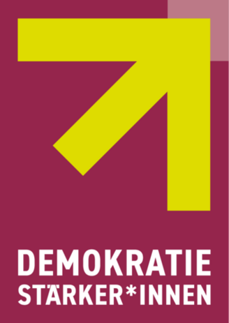 Logo der Kampagne Demokratiestärker*innen