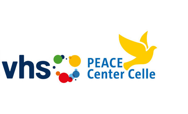 Logo des Peace Center vhs Celle