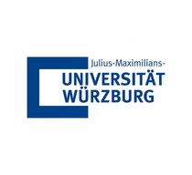 Logo der Universität Würzburg in dunkelblau