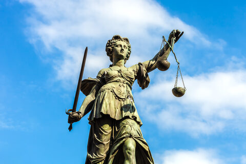 Lady Justitia in Frankfurt