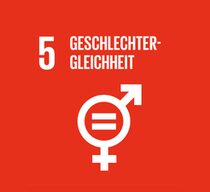Logo des 5. globalen Ziels für nachhaltige Entwicklung "Geschlechtergerechtigkeit"