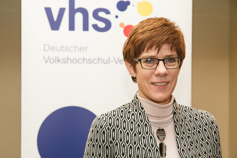 DVV-Präsidentin Annegret Kramp-Karrenbauer