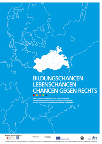 cover der Publikation: "Bildungschancen. Lebenschancen. Chancen gegen Rechts"