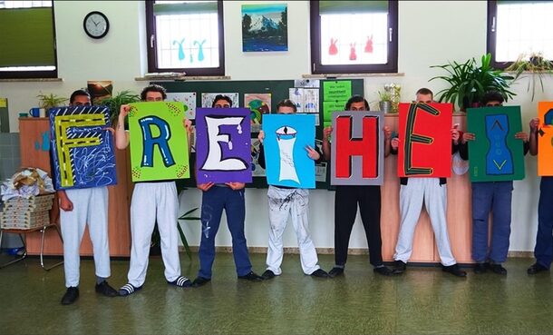 Teilnehmer*innen Projekt Freiheit hinter Gittern