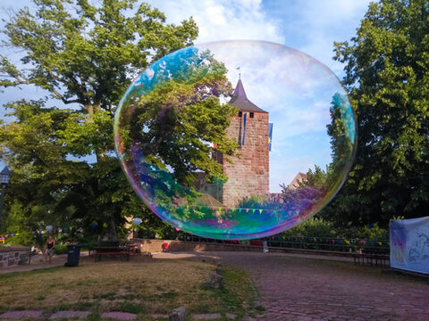 Außenansicht der Burg Rothenfels