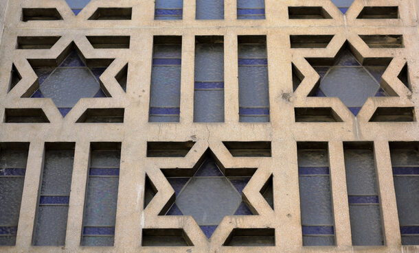 Star of David on synagogue
