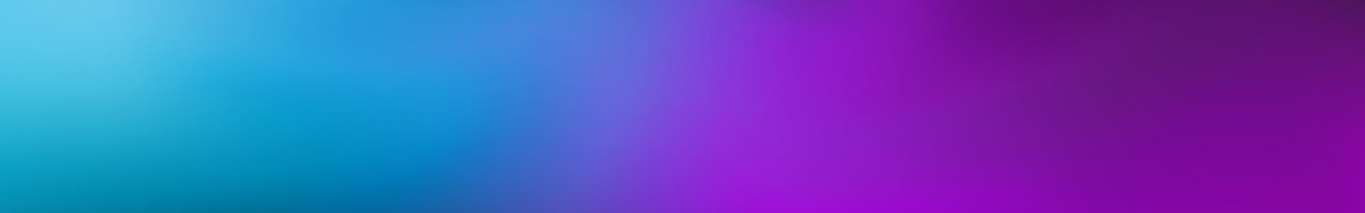 Blurred neon glow black, blue, pink and purple colors flow gradient background. Wide banner modern technology design