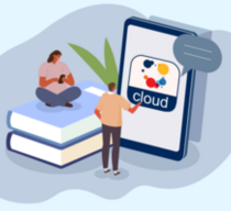 Symbolbild vhs.cloud Messenger App