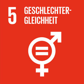 Logo des 5. globalen Ziels für nachhaltige Entwicklung "Geschlechtergerechtigkeit"