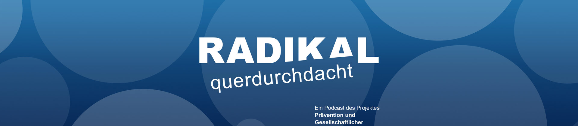 Podcast "RADIKAL querdurchdacht"