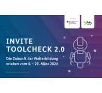 Invite Toolcheck 2.0 - Die Zukunft der Weiterbildung erleben.