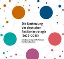 Cover des Bewertungsberichts der Nationalen Plattform Resilienz