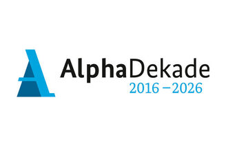 Logo Alpha Dekade 2016-2026