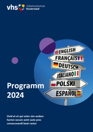 Ansicht Programmhefttitel 2024 | Sprachenvielfalt
