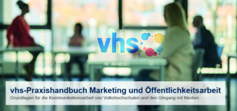 Cover des vhs-Praxishandbuchs Marketing und Öffentlichkeitsarbeit